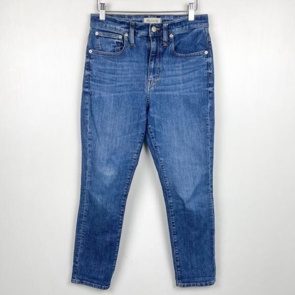 Madewell Petite High Rise Slim Boyjean Eco Edition Boyfriend Stretch Denim J9162 - Picture 4 of 12